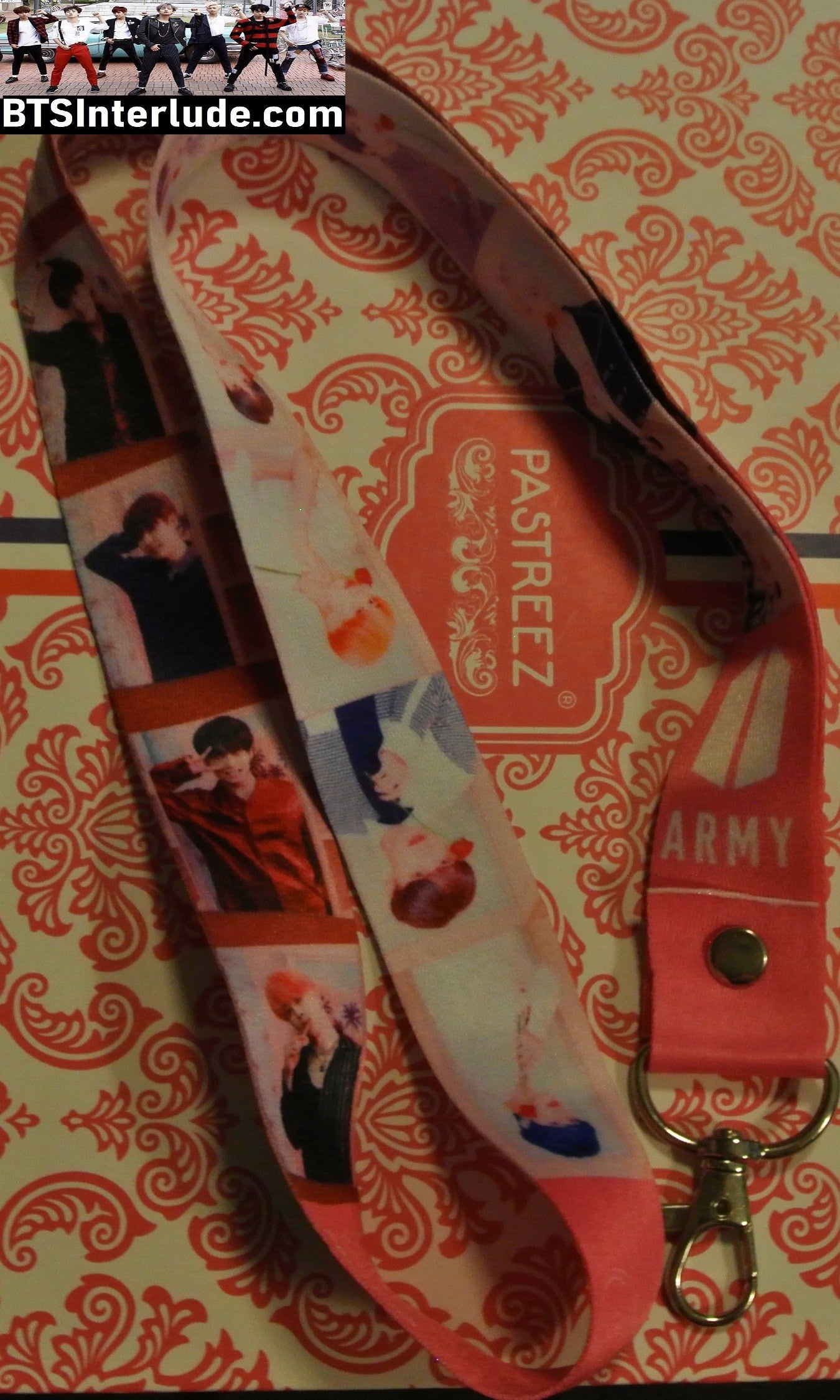 BTS LANYARD MOTS PERSONA MAP OF THE SOUL CLIP JUNGKOOK V JIMIN RM J-HOPE SUGA JIN LIMITED EDITION