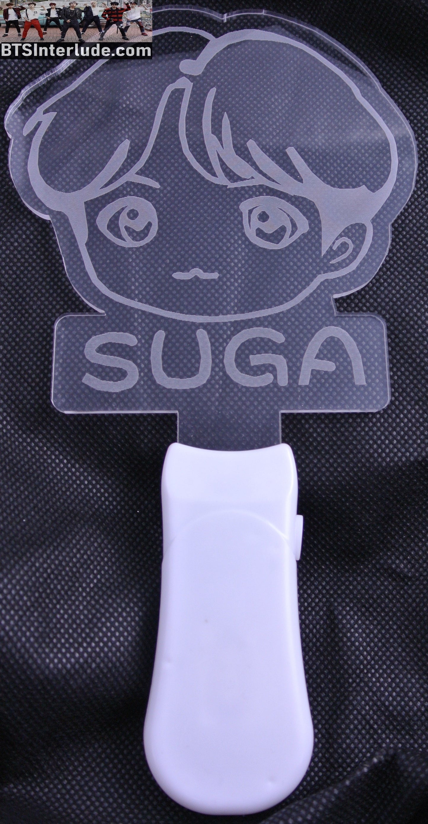 BTS SLOGAN LIGHT UP SUGA MIN YOONGI 민윤기 8 COLOR SIGN FANSITE BANNER LIMITED EDITION