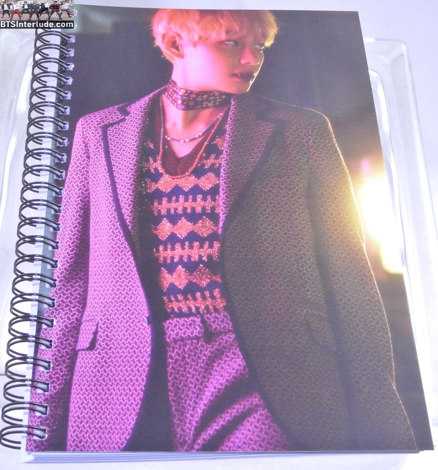 BTS NOTEBOOK V KIM TAEHYUNG 김태형 JOURNAL DRAWING NEW WINGS WALKING 160 BLANK PAGES TOTAL