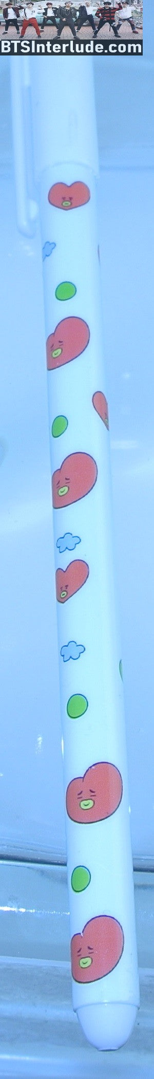 BTS PEN BT21 TATA V KIM TAEHYUNG 김태형 WHITE RED OFFICIAL MERCHANDISE