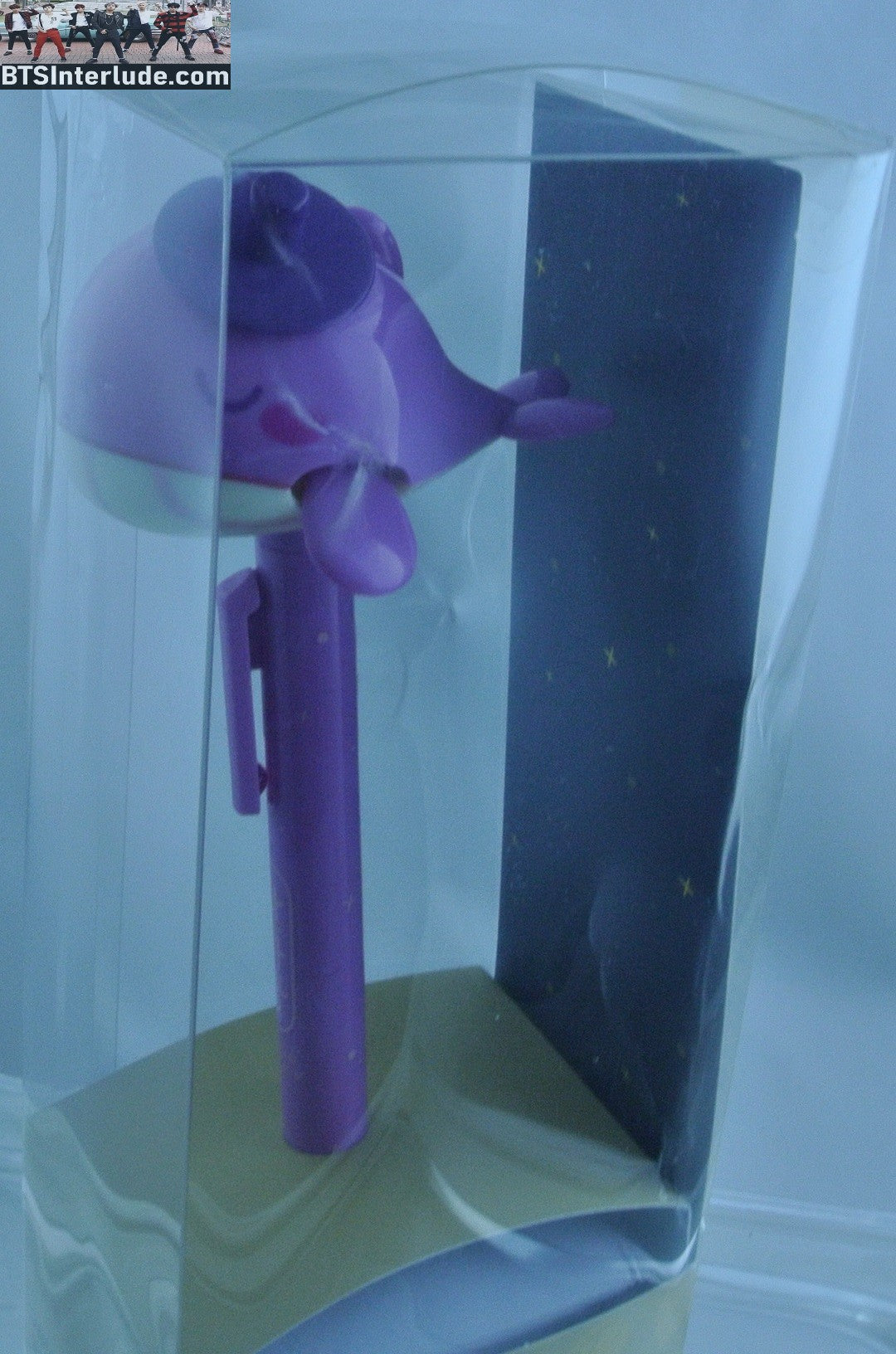 BTS PEN PURPLE WHALE TOP HAT PEN TINY TAN DALMAJUNG 2023 BOX SMUSHED JUNGKOOK V JIMIN RM J-HOPE SUGA JIN OFFICIAL MERCHANDISE