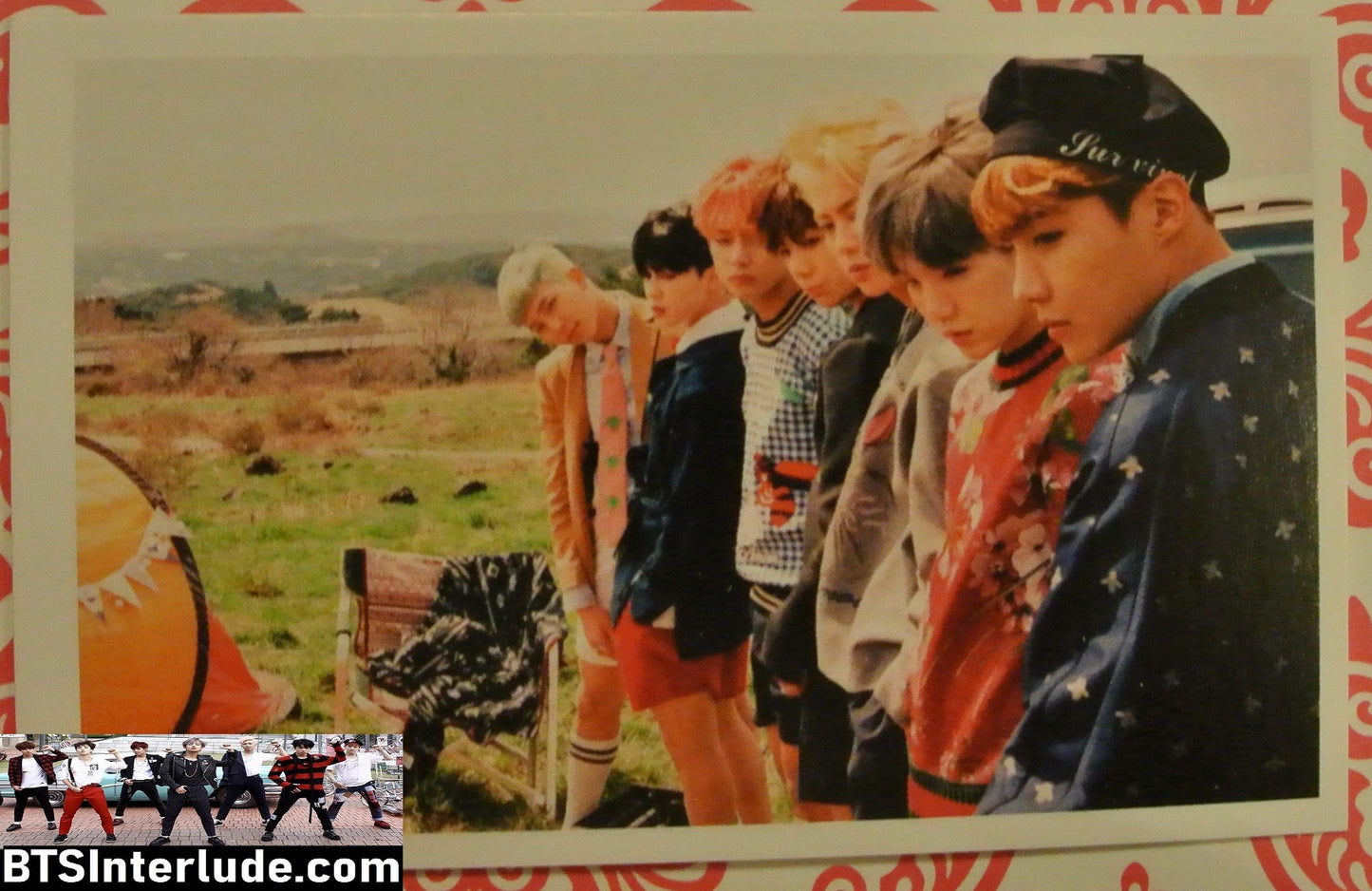 BTS PHOTOCARD FANSITE GROUP 방탄소년단 LINEUP CAMPSITE YOUNG FOREVER JUNGKOOK V JIMIN RM J-HOPE SUGA JIN LIMITED EDITION