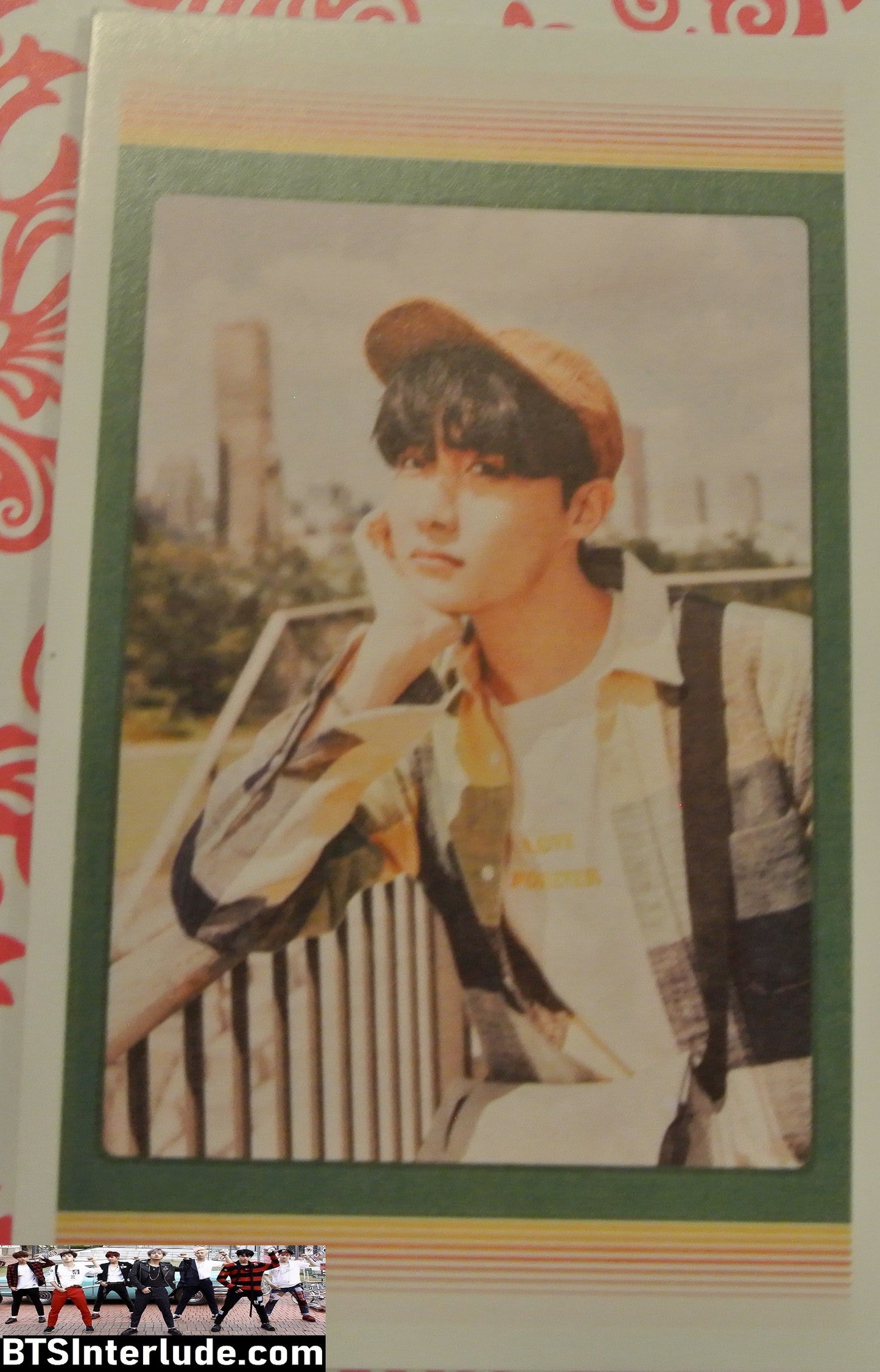 BTS PHOTOCARD FANSITE J-HOPE JUNG HOSEOK 정호석 HOBI 2021 SEASONS GREETINGS YELLOW BALL CAP PHOTO CARD PC