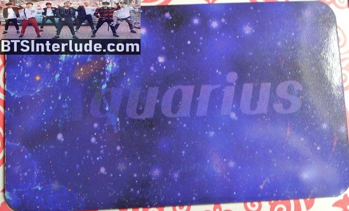 BTS PHOTOCARD FANSITE J-HOPE JUNG HOSEOK 정호석 HOBI BLACK PEACOAT PHOTO CARD