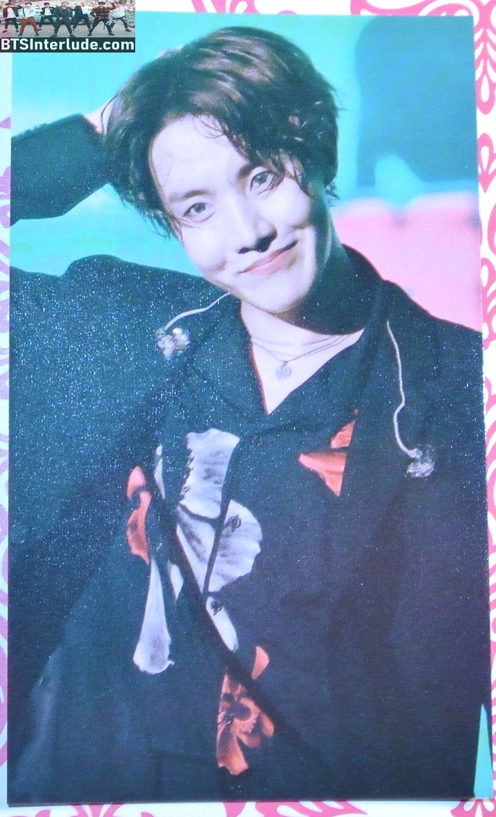 BTS PHOTOCARD FANSITE J-HOPE JUNG HOSEOK 정호석 HOBI BLACK JACKET DAY DREAMS FANSITE PHOTO CARD