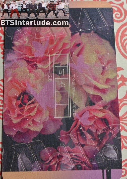 BTS PHOTOCARD FANSITE J-HOPE JUNG HOSEOK 정호석 HOBI PINK JACKET CAP PHOTO CARD