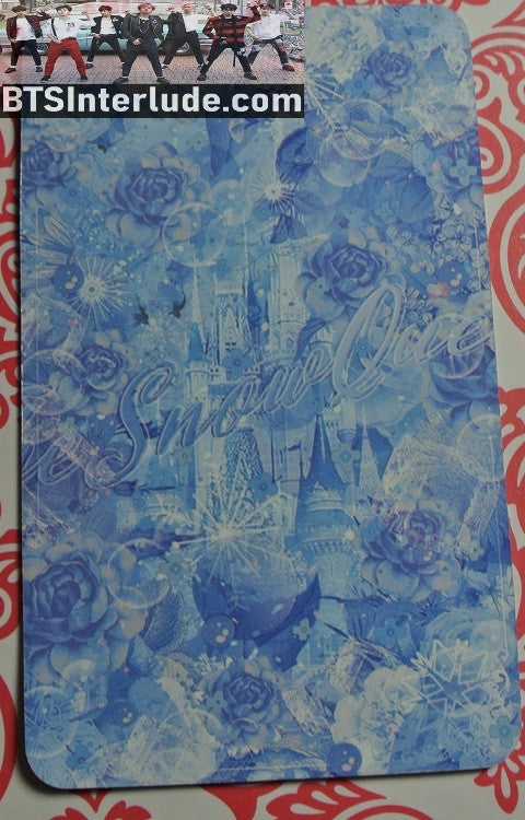 BTS PHOTOCARD FANSITE J-HOPE JUNG HOSEOK 정호석 HOBI SNOW LOVE FANSITE BLUE ICE PHOTO CARD
