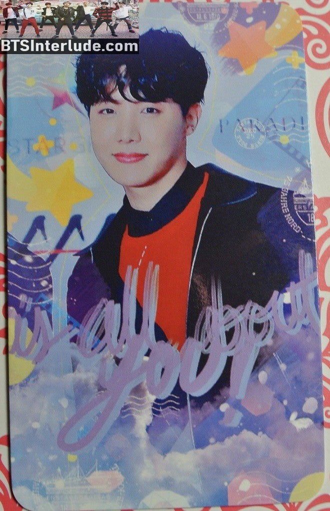 BTS PHOTOCARD FANSITE J-HOPE JUNG HOSEOK 정호석 HOBI STAR PARADE FANSITE ALL ABOUT YOU PHOTO CARD