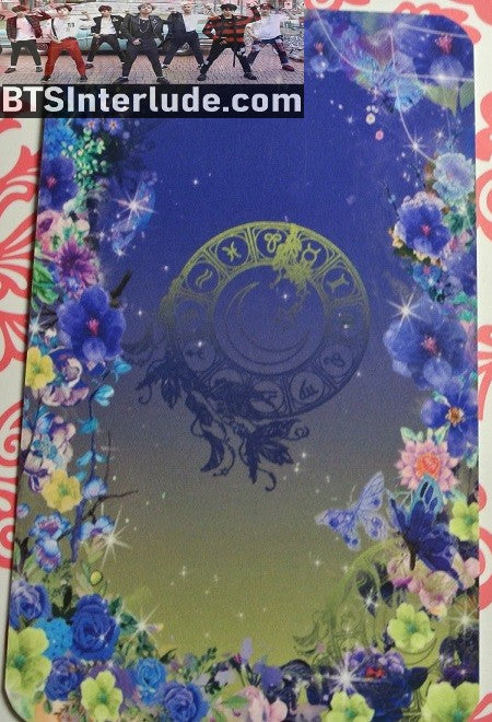 BTS PHOTOCARD FANSITE PARK JIMIN 박지민 BLOSSOM FANSITE DARK HAIR PHOTO CARD