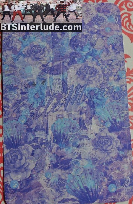 BTS PHOTOCARD FANSITE PARK JIMIN 박지민 LITTLE MERMAID FANSITE HOME BLACK WHITE ROBE GLASSES PHOTO CARD