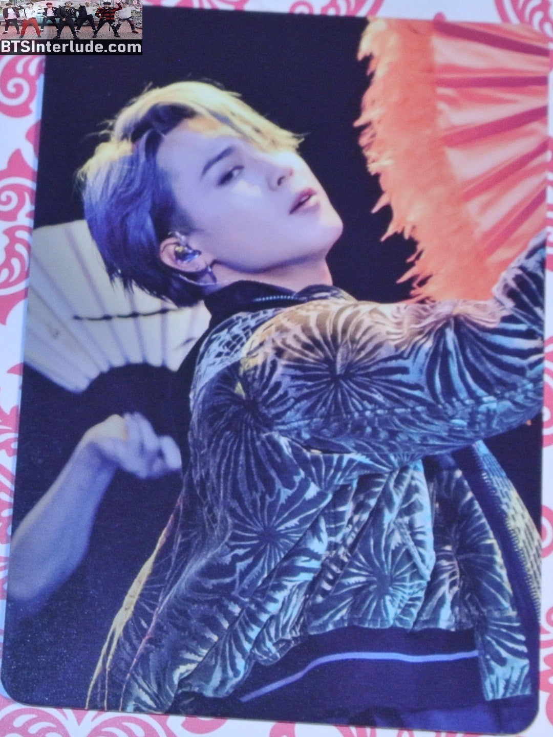 BTS PHOTOCARD FANSITE PARK JIMIN 박지민 2018 MMAS FAN DANCE ROTIFUL FANSITE PHOTO CARD