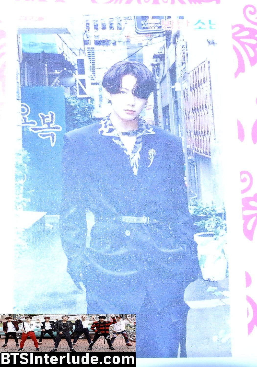 BTS PHOTOCARD FANSITE JEON JUNGKOOK 전정국 2020 MEMORIES BLACK JACKET LEOPARD PHOTO CARD PC