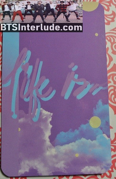 BTS PHOTOCARD FANSITE JEON JUNGKOOK 전정국 KIEL1 FANSITE LIFE IS STARS PHOTO CARD