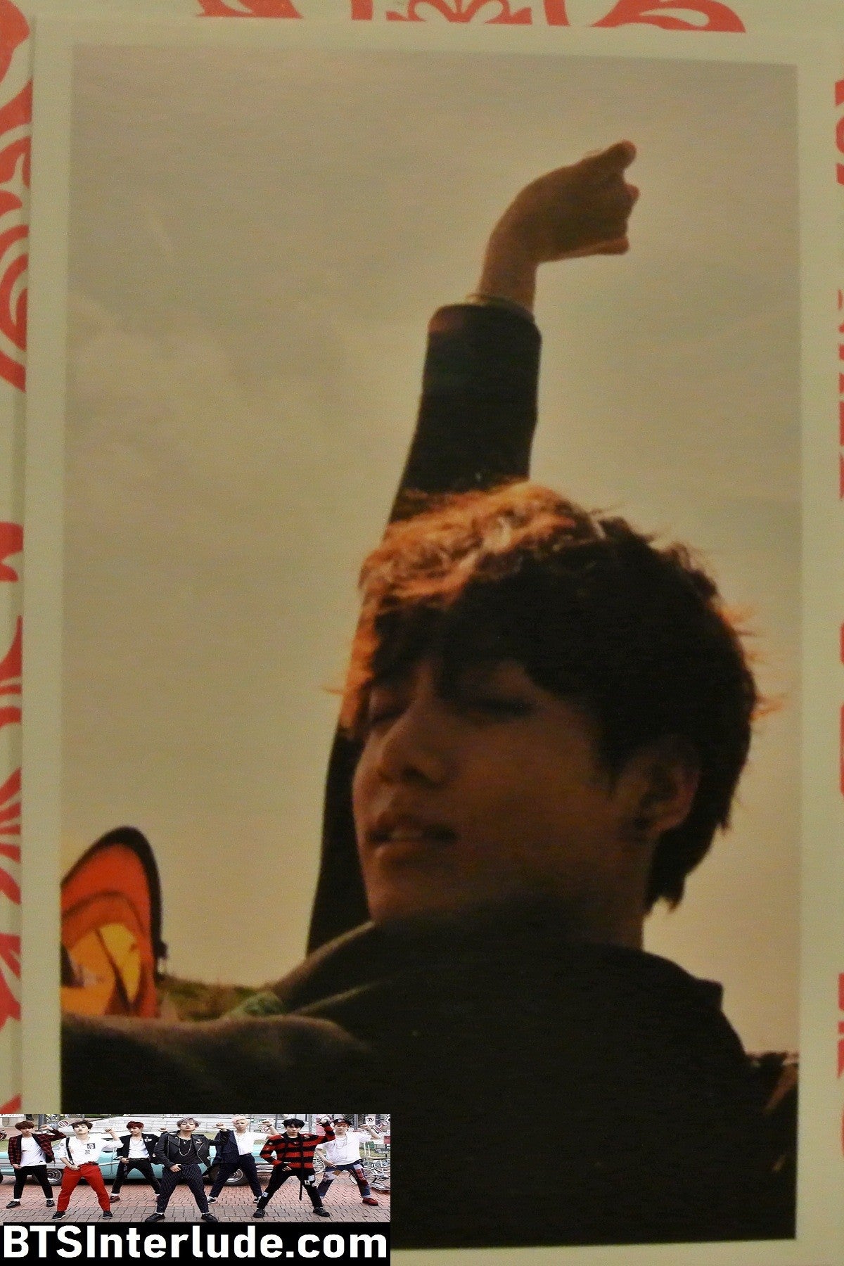 BTS PHOTOCARD FANSITE JEON JUNGKOOK 전정국 YOUNG FOREVER ARM UP SHADOW PHOTO CARD PC