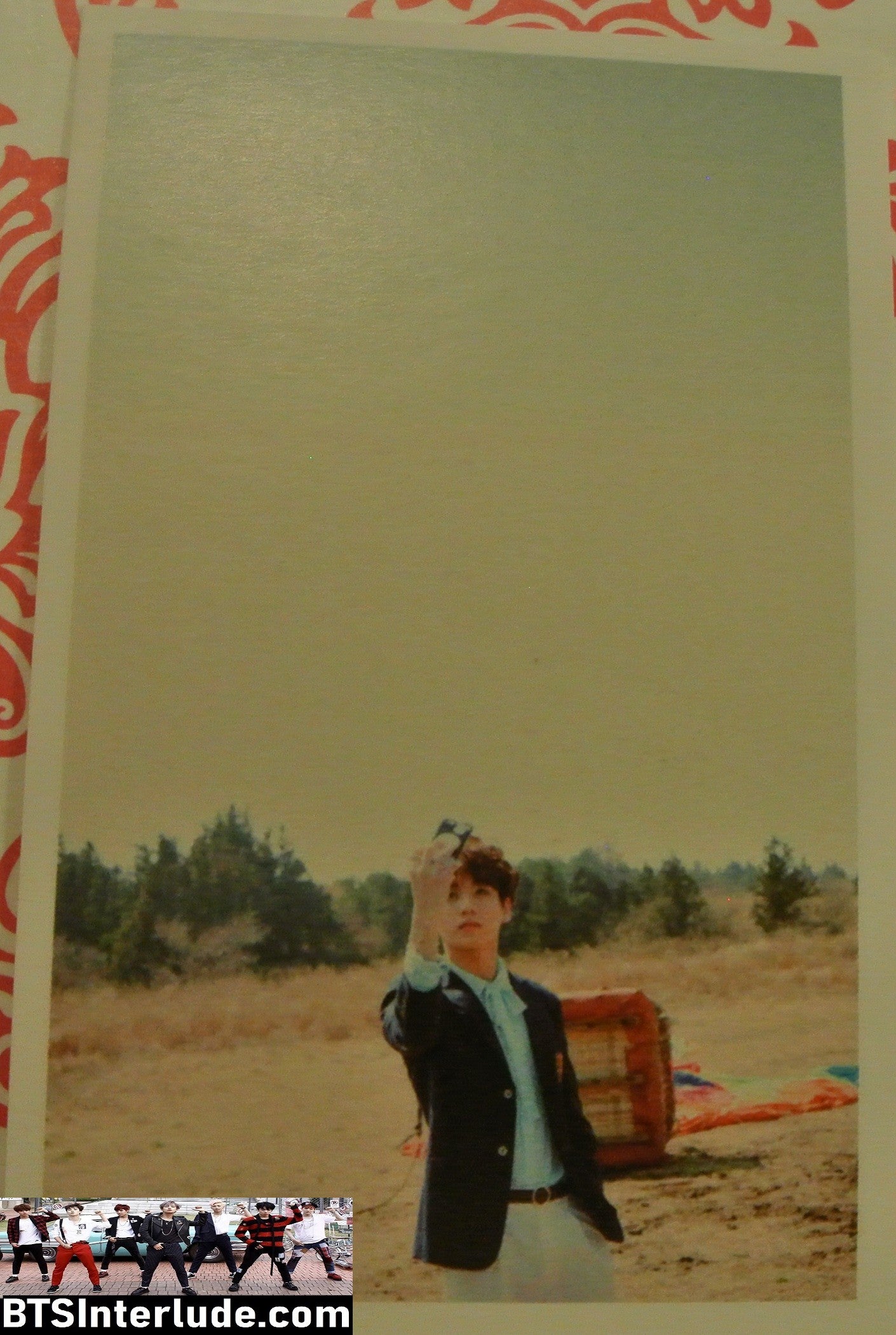 BTS PHOTOCARD FANSITE JEON JUNGKOOK 전정국 YOUNG FOREVER LOWER FRAME SELFIE PHOTO CARD PC