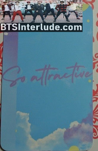 BTS PHOTOCARD FANSITE V KIM TAEHYUNG 김태형 KIEL 1 FANSITE BLUE HAIR FLOWER TIARA PHOTO CARD
