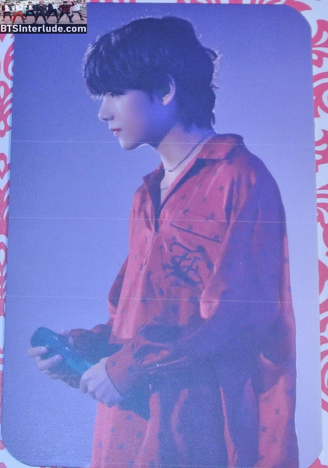BTS PHOTOCARD FANSITE V KIM TAEHYUNG 김태형 2019 KBS HOME PROFILE MOON SUN VV FANSITE PHOTO CARD