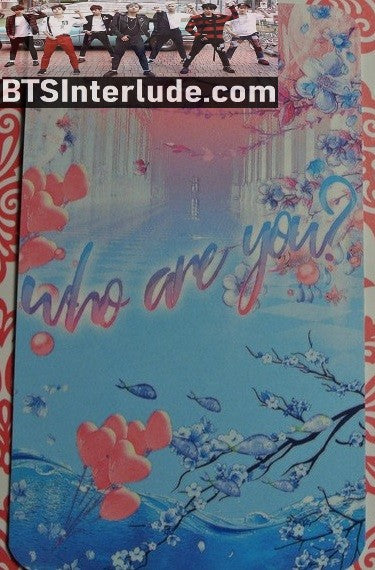 BTS PHOTOCARD FANSITE V KIM TAEHYUNG 김태형 WHO ARE YOU FANSITE DENIM JACKET PHOTO CARD