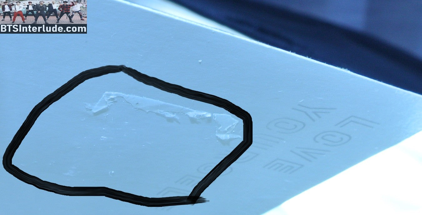 BTS PHOTOCARD OFFICIAL J-HOPE JUNG HOSEOK 정호석 LOVE YOURSELF HER LY VER O OFFICIAL MERCHANDISE