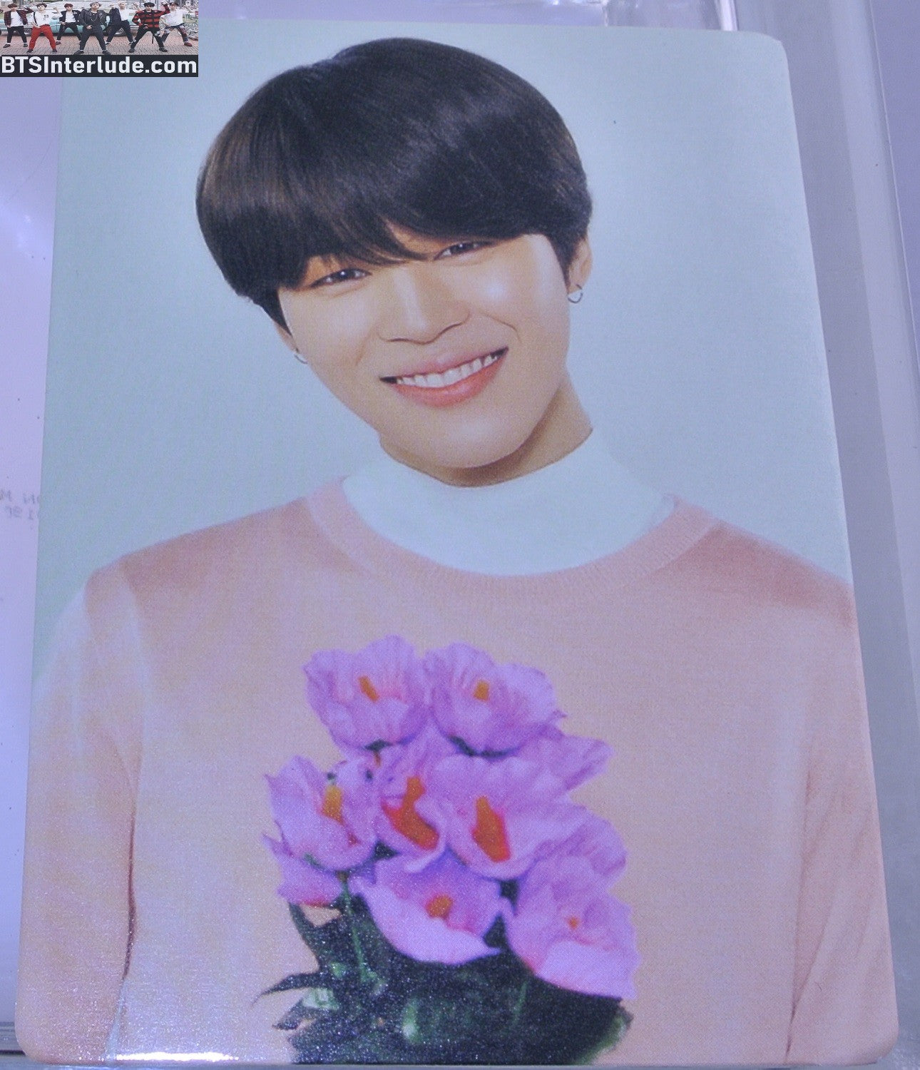 BTS PHOTOCARD OFFICIAL PARK JIMIN 박지민 LOVE YOURSELF WORLD TOUR #5 PHOTO CARD PC OFFICIAL MERCHANDISE
