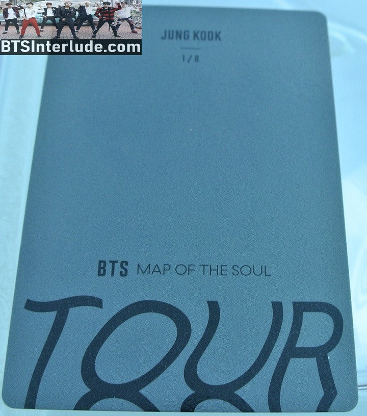 BTS PHOTOCARD OFFICIAL JEON JUNGKOOK 전정국 MAP OF THE SOUL WORLD TOUR MOTS #1 OFFICIAL MERCHANDISE PHOTO CARD PC