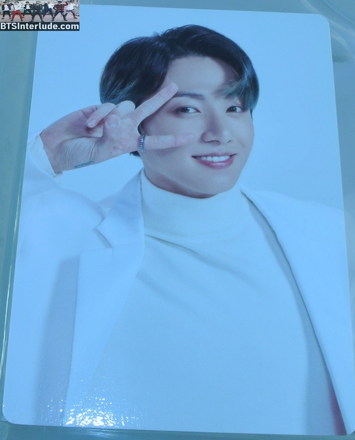 BTS PHOTOCARD OFFICIAL JEON JUNGKOOK 전정국 MAP OF THE SOUL WORLD TOUR MOTS #5 OFFICIAL MERCHANDISE PHOTO CARD PC