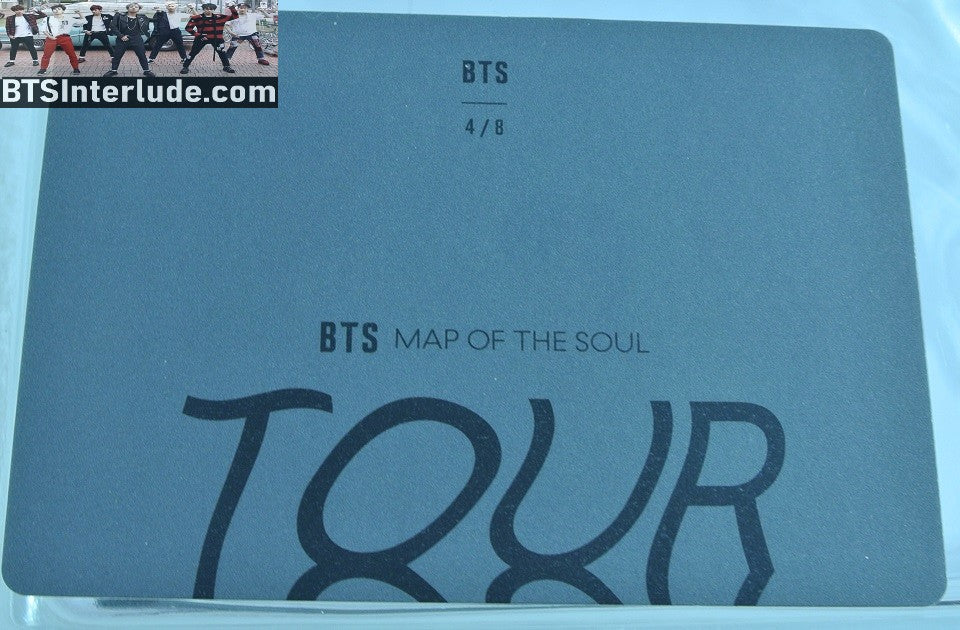 BTS PHOTOCARD OFFICIAL SUB-UNIT JIN KIM SEOKJIN V KIM TAEHYUNG PARK JIMIN MOTS 7 MAP OF THE SOUL WORLD TOUR #4 OFFICIAL MERCHANDISE LIMITED EDITION