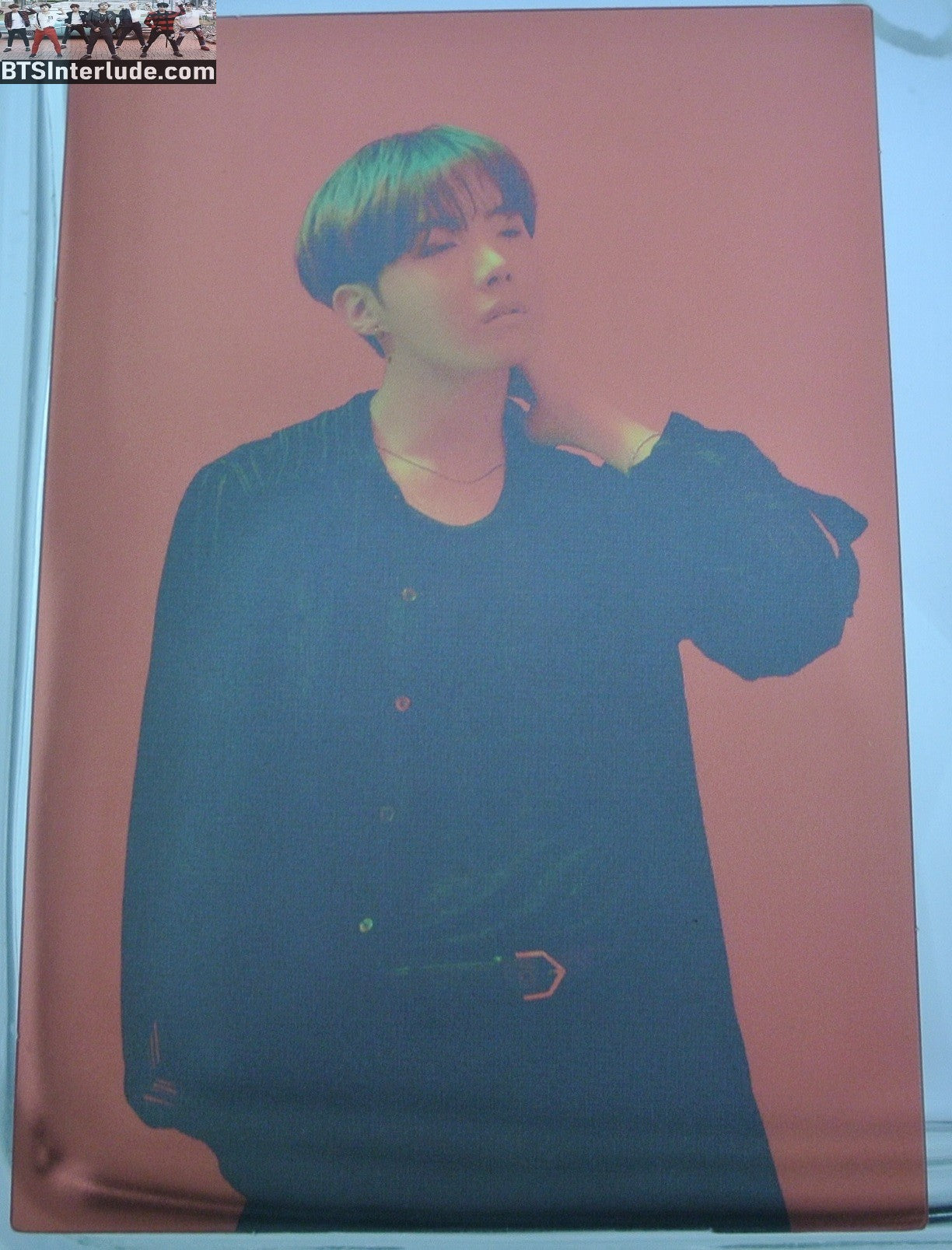 BTS PHOTOCARD OFFICIAL J-HOPE JUNG HOSEOK 정호석 MAP OF THE SOUL ON:E BOOK CLUE VERSION MOTS RED CLEAR 2021 PHOTO CARD PC OFFICIAL MERCHANDISE