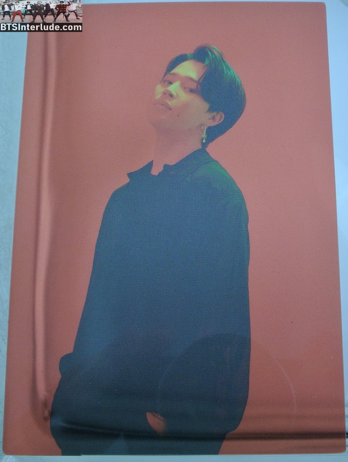 BTS PHOTOCARD OFFICIAL PARK JIMIN 박지민 MAP OF THE SOUL ON:E BOOK CLUE VERSION MOTS RED CLEAR 2021 PHOTO CARD PC OFFICIAL MERCHANDISE