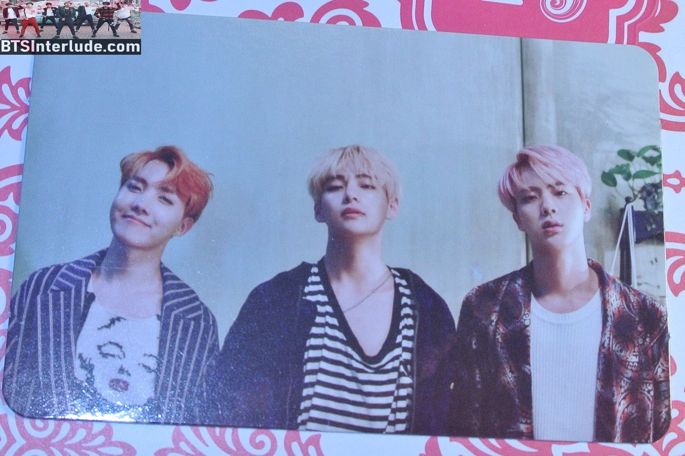 BTS PHOTOCARD OFFICIAL SUB-UNIT JIN KIM SEOKJIN V KIM TAEHYUNG J-HOPE JUNG HOSEOK WINGS 2016 MEMORIES OFFICIAL MERCHANDISE LIMITED EDITION