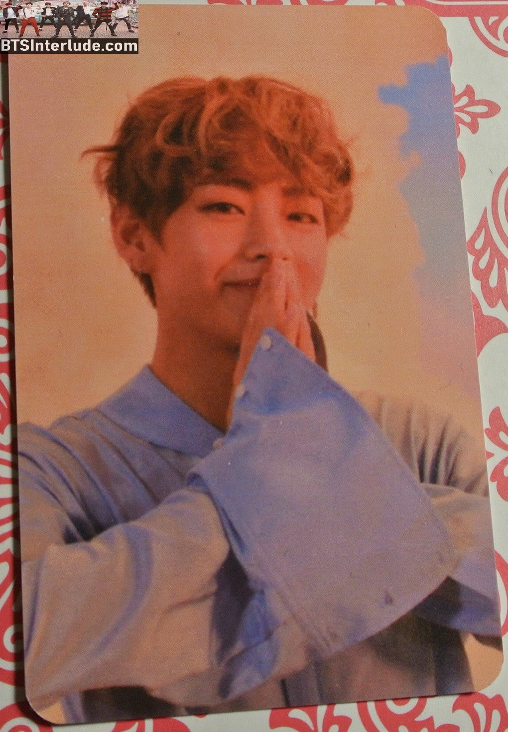 BTS PHOTOCARD OFFICIAL V KIM TAEHYUNG 김태형 LOVE YOURSELF HER LY VER O OFFICIAL MERCHANDISE