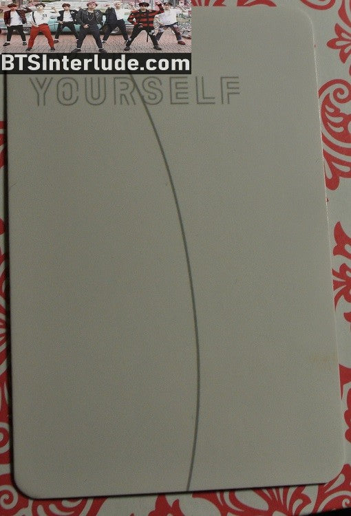 BTS PHOTOCARD OFFICIAL V KIM TAEHYUNG 김태형 LOVE YOURSELF HER LY VER O OFFICIAL MERCHANDISE