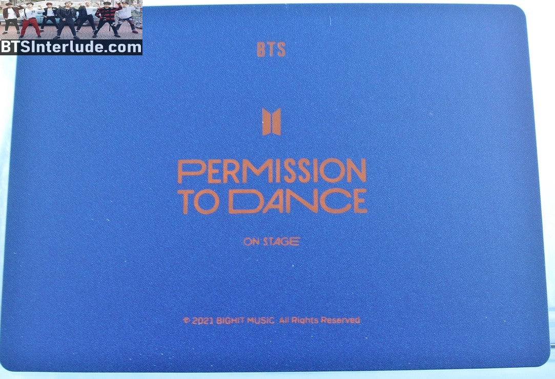 BTS PHOTOCARD OFFICIAL GROUP PERMISSION TO DANCE PTD PRE-ORDER BENEFIT *RARE* JUNGKOOK V JIMIN RM J-HOPE SUGA JIN OFFICIAL MERCHANDISE LIMITED EDITION
