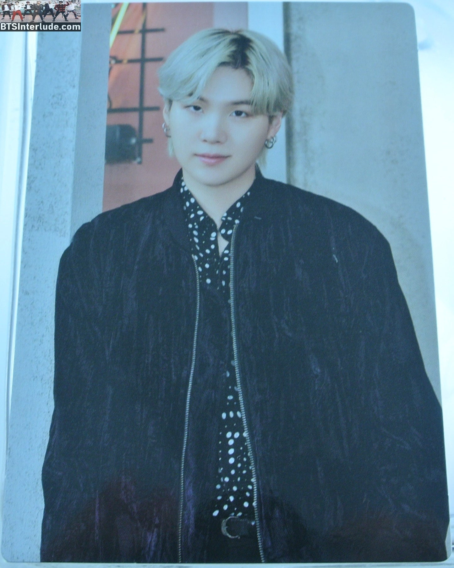 BTS PHOTOCARD OFFICIAL SUGA MIN YOONGI 민윤기 PTD PERMISSION TO DANCE ON STAGE SEOUL #2 OF 4 PHOTO CARD PC OFFICIAL MERCHANDISE