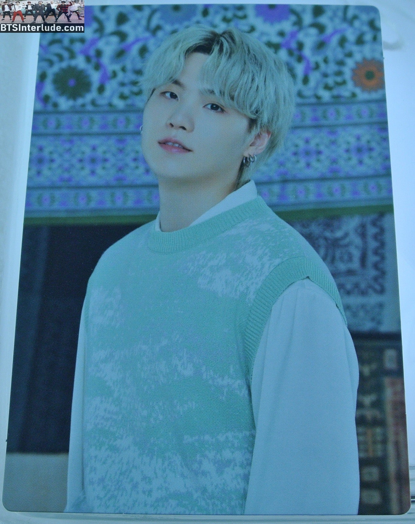 BTS PHOTOCARD OFFICIAL SUGA MIN YOONGI 민윤기 PTD PERMISSION TO DANCE ON STAGE SEOUL #3 OF 4 PHOTO CARD PC OFFICIAL MERCHANDISE