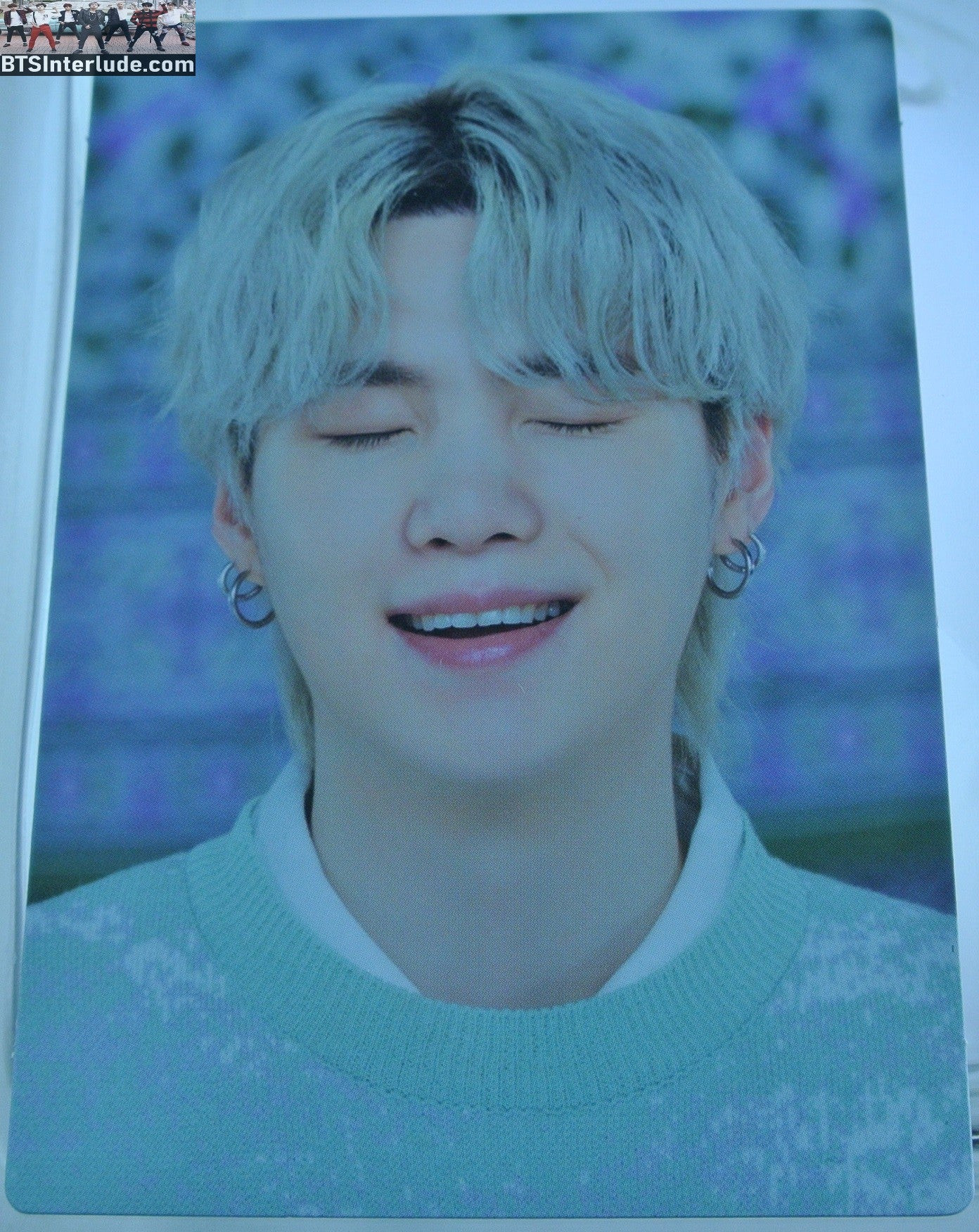 BTS PHOTOCARD OFFICIAL SUGA MIN YOONGI 민윤기 PTD PERMISSION TO DANCE ON STAGE SEOUL #4 OF 4 PHOTO CARD PC OFFICIAL MERCHANDISE