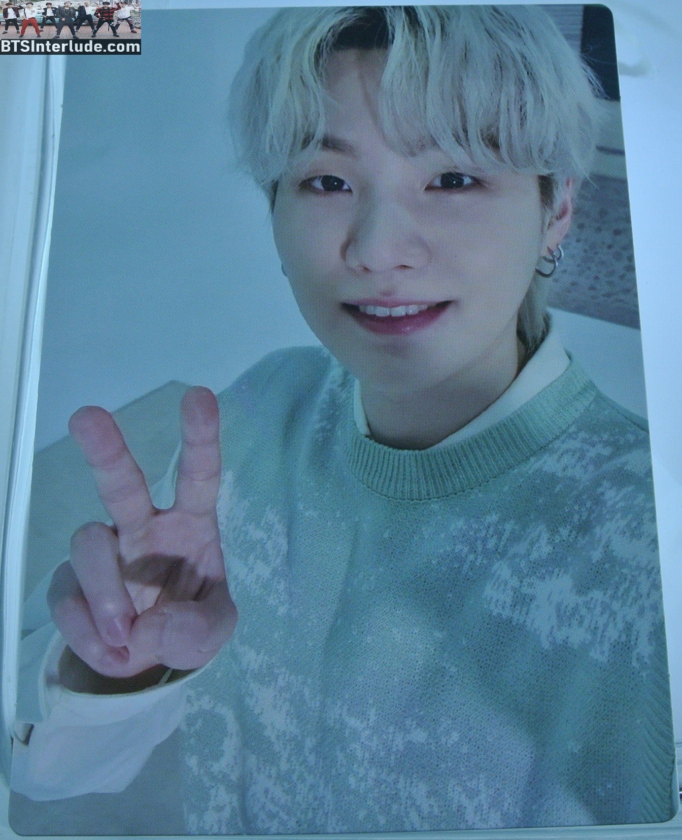 BTS PHOTOCARD OFFICIAL SUGA MIN YOONGI 민윤기 PTD PERMISSION TO DANCE ON STAGE SEOUL SPECIAL HOLOGRAM CARD PHOTO CARD PC OFFICIAL MERCHANDISE