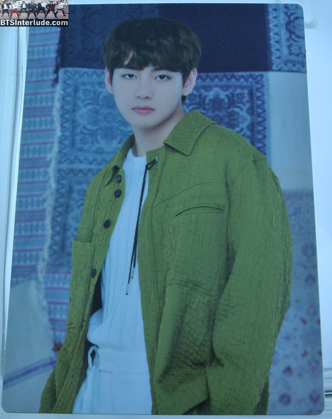 BTS PHOTOCARD OFFICIAL V KIM TAEHYUNG 김태형 PTD PERMISSION TO DANCE ON STAGE SEOUL #4 OF 4 PHOTO CARD PC OFFICIAL MERCHANDISE