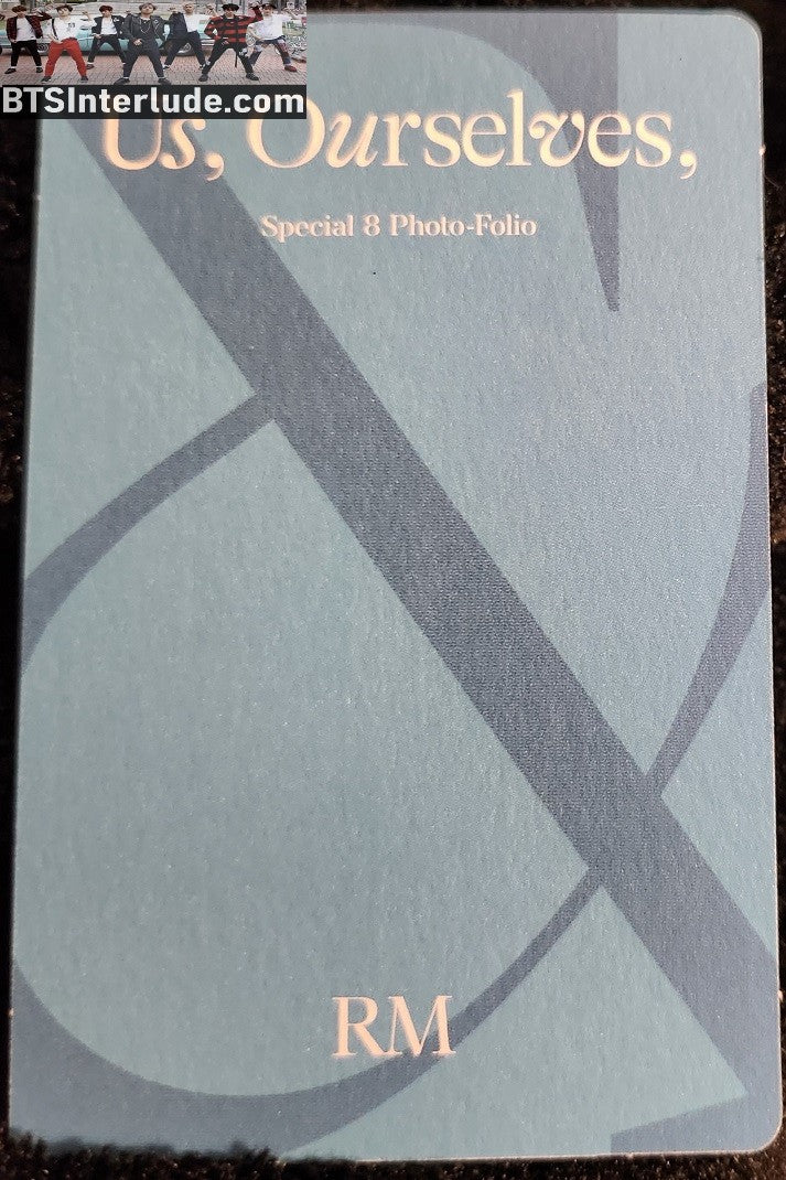 BTS PHOTOCARD OFFICIAL RM KIM NAMJOON 김남준 US WE OURSELVES PHOTO CARD PC OFFICIAL MERCHANDISE