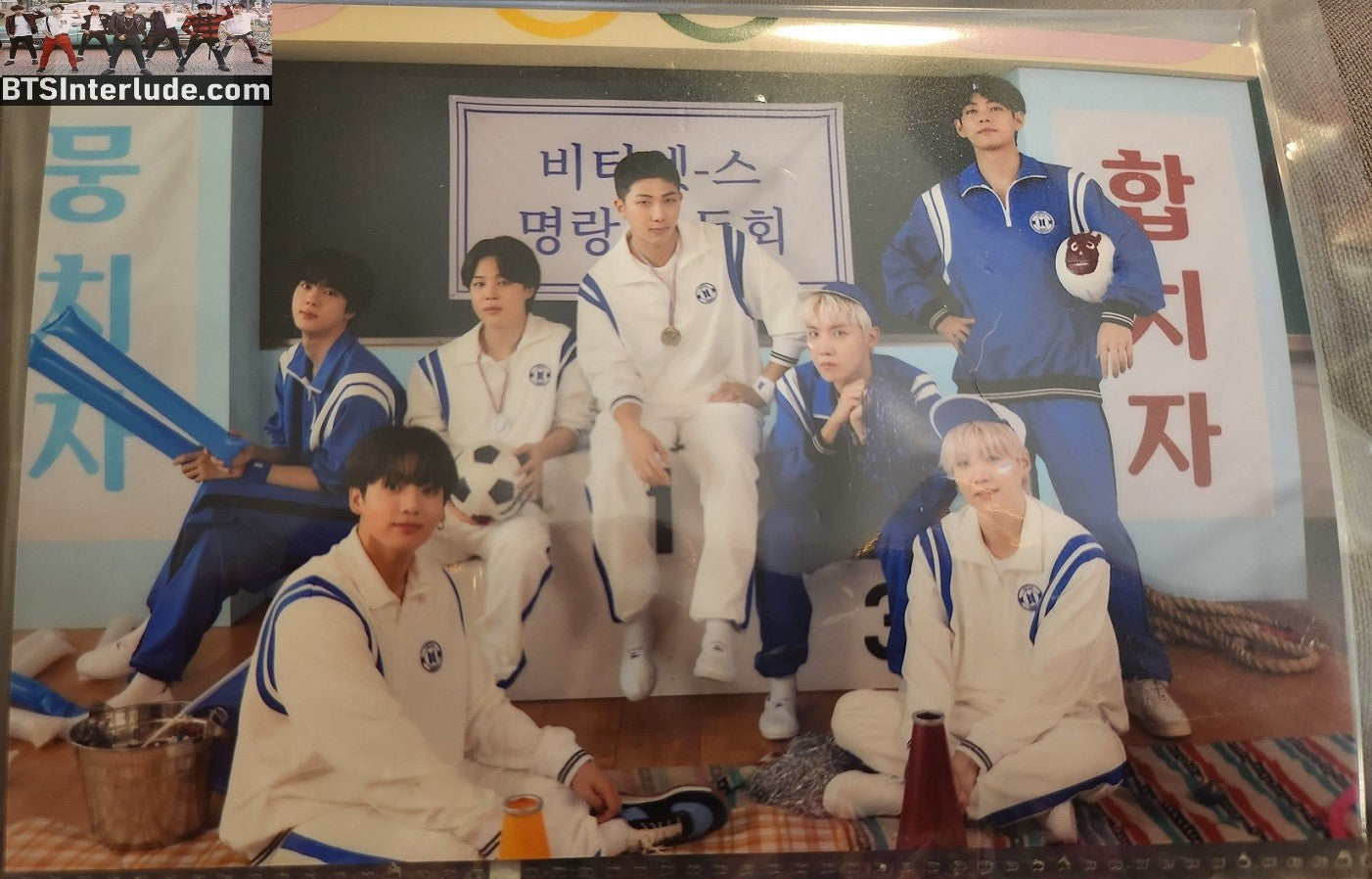 BTS PHOTO GROUP US OURSELVES WE SPECIAL PHOTOFOLIO 4" X 6" SPORTY OFFICIAL JUNGKOOK V JIMIN RM J-HOPE SUGA JIN