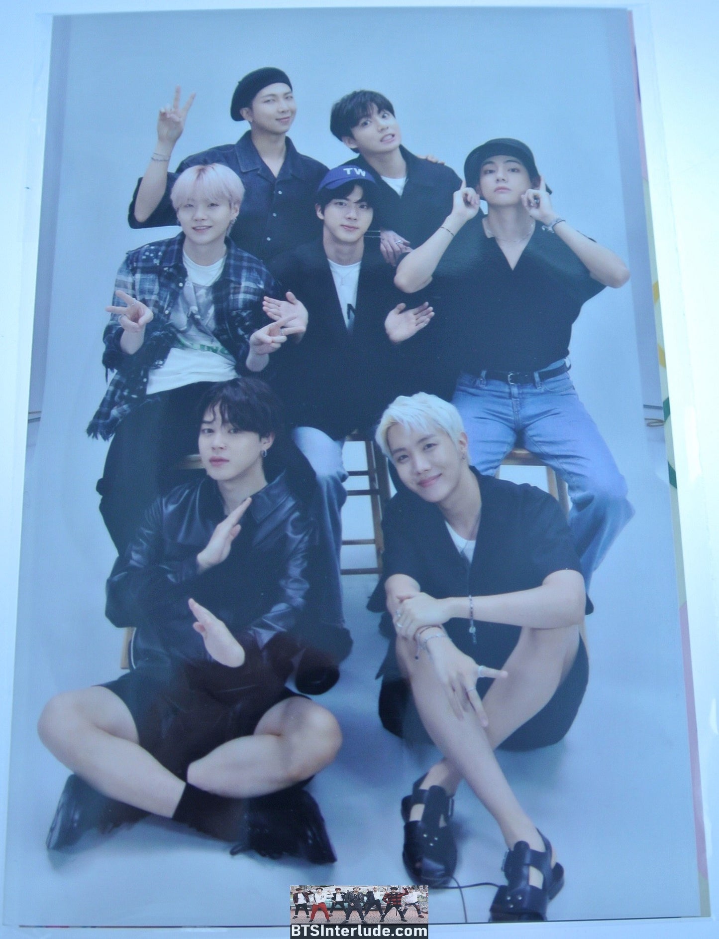 BTS PHOTO OFFICIAL GROUP US OURSELVES BTS PHOTOFOLIO 4" X 6" 방탄소년단 JUNGKOOK V JIMIN RM J-HOPE SUGA JIN OFFICIAL MERCHANDISE