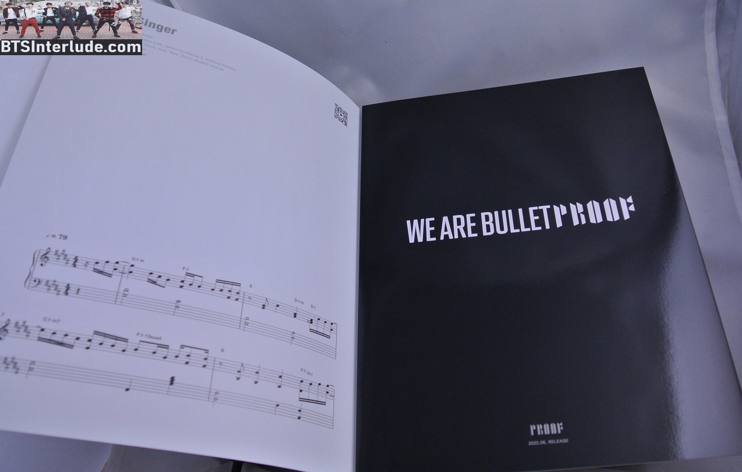 BTS PIANO MUSIC SHEET BORN SINGER ANTHOLOGY #1 JUNGKOOK V JIMIN RM J-HOPE SUGA JIN NEW OFFICIAL MERCHANDISE