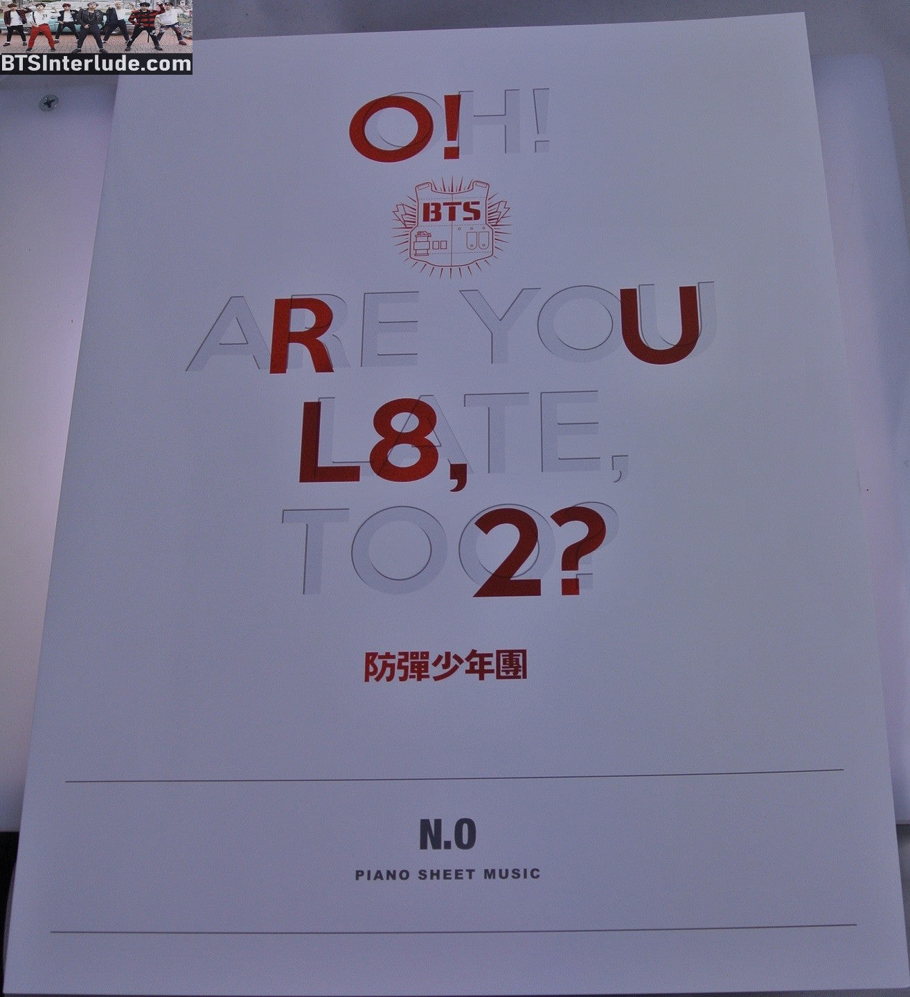 BTS PIANO MUSIC SHEET NO N.O. ANTHOLOGY #1 JUNGKOOK V JIMIN RM J-HOPE SUGA JIN NEW OFFICIAL MERCHANDISE