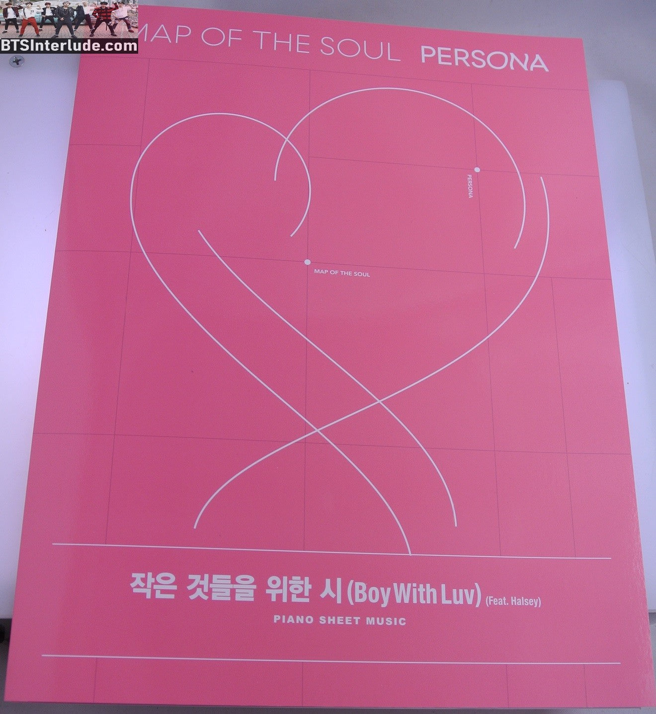 BTS PIANO MUSIC SHEET BOY WITH LUV ANTHOLOGY #3 JUNGKOOK V JIMIN RM J-HOPE SUGA JIN NEW OFFICIAL MERCHANDISE