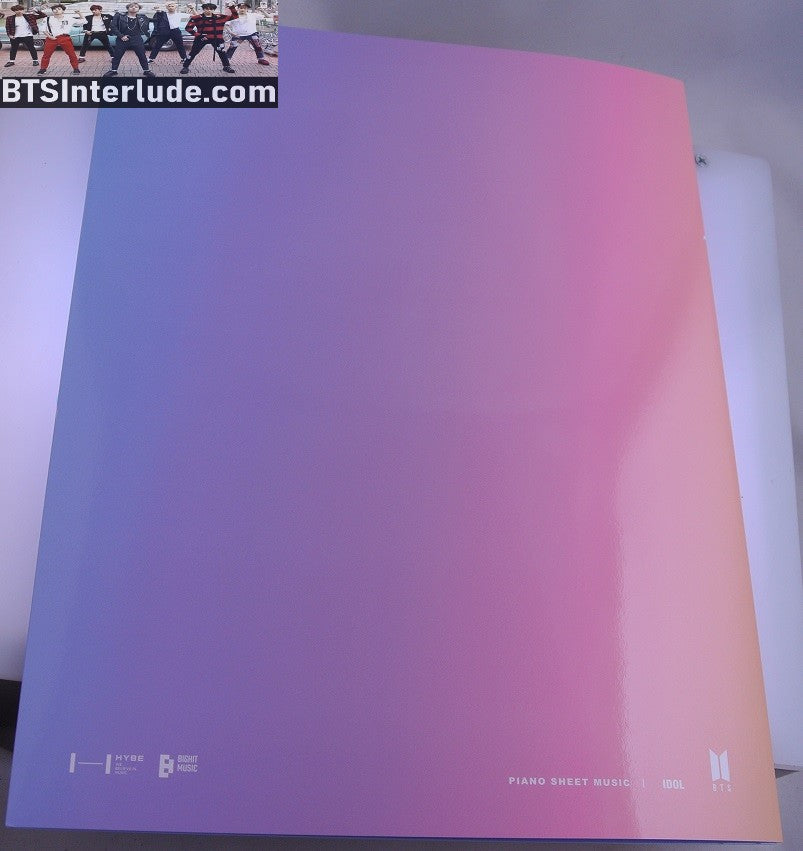 BTS PIANO MUSIC SHEET IDOL ANTHOLOGY #3 JUNGKOOK V JIMIN RM J-HOPE SUGA JIN NEW OFFICIAL MERCHANDISE