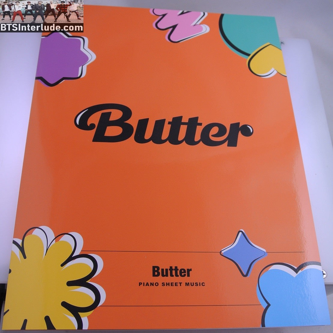 BTS PIANO MUSIC SHEET BUTTER ANTHOLOGY #4 JUNGKOOK V JIMIN RM J-HOPE SUGA JIN NEW OFFICIAL MERCHANDISE