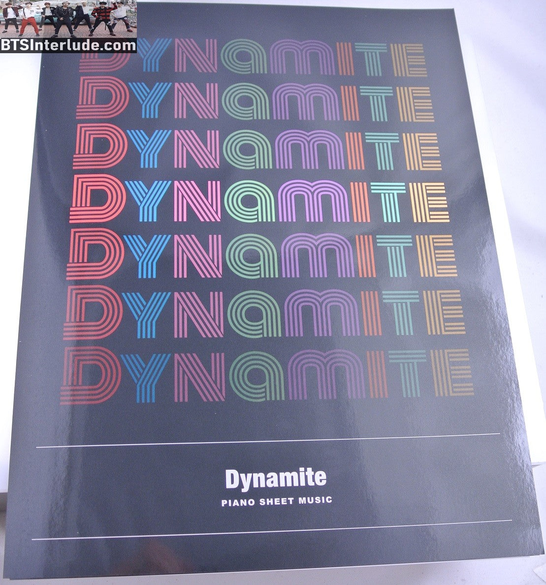 BTS PIANO MUSIC SHEET DYNAMITE ANTHOLOGY #4 JUNGKOOK V JIMIN RM J-HOPE SUGA JIN NEW OFFICIAL MERCHANDISE
