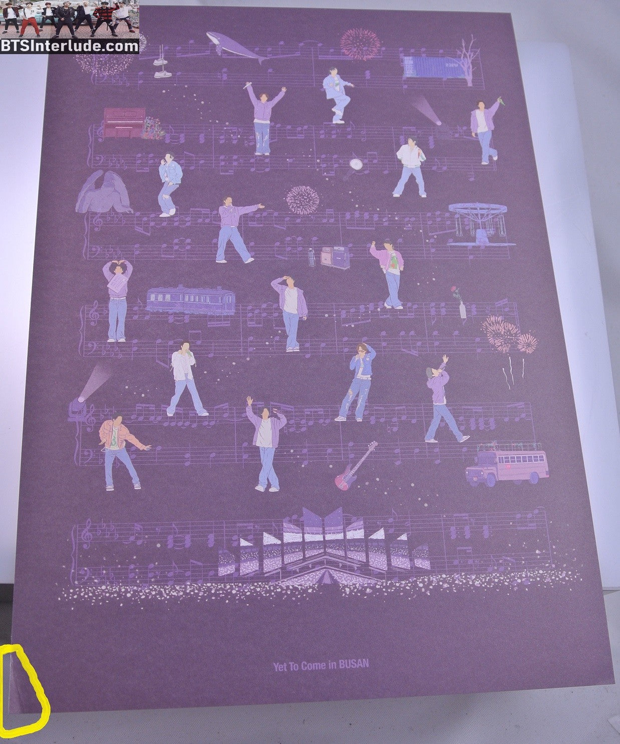 BTS PRE-ORDER BENEFIT POB YET TO COME MUSIC VIDEO ARTWORK PIANO SHEET MUSIC ANTHOLOGY #4 JUNGKOOK V JIMIN RM J-HOPE SUGA JIN NEW OFFICIAL MERCHANDISE