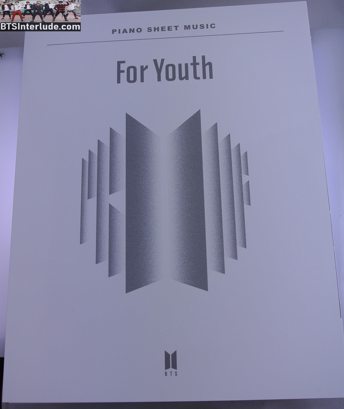 BTS PIANO MUSIC SHEET FOR YOUTH ANTHOLOGY #4 JUNGKOOK V JIMIN RM J-HOPE SUGA JIN NEW OFFICIAL MERCHANDISE