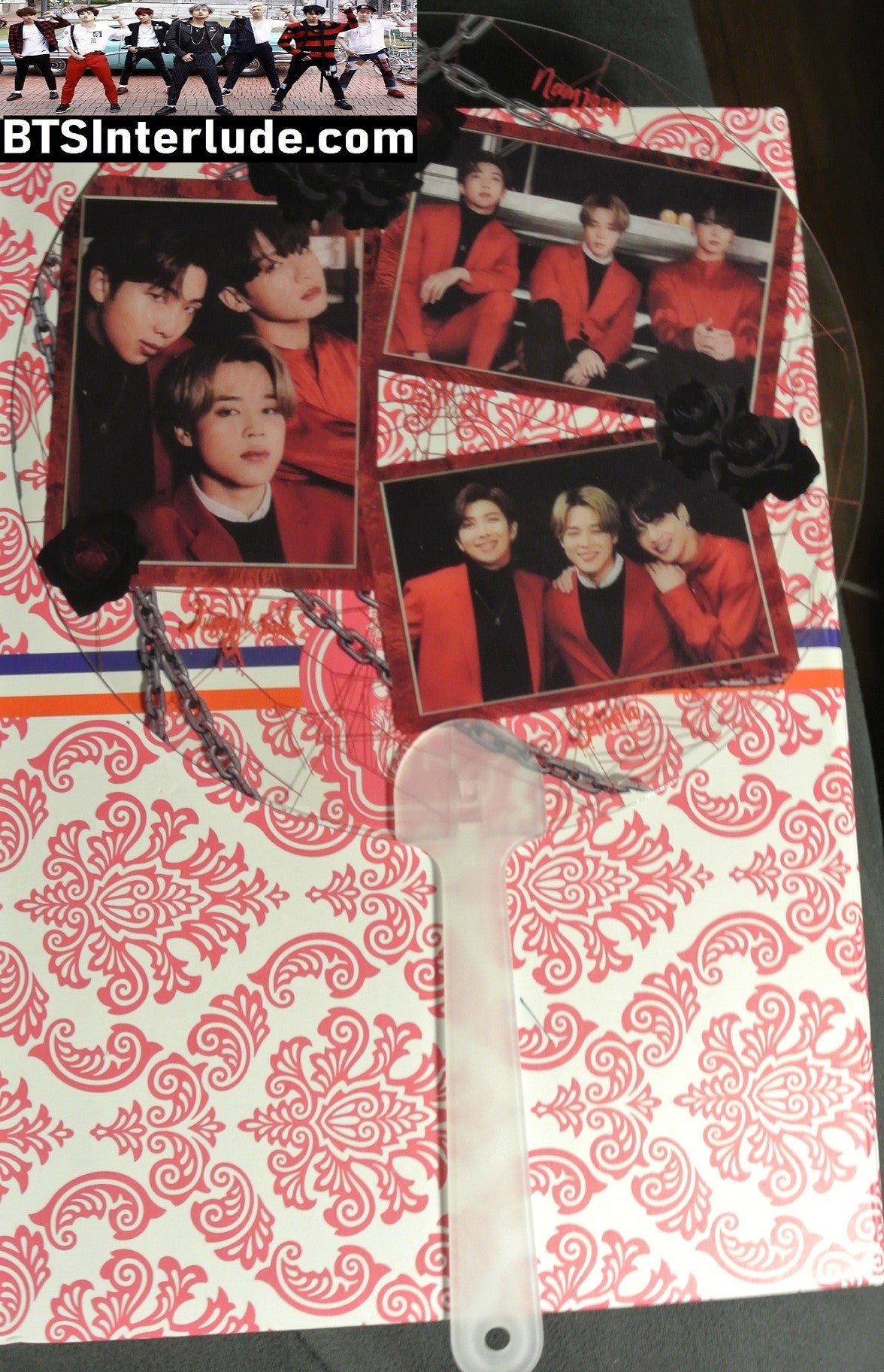 BTS PICKET FANSITE SUB-UNIT RM KIM NAMJOON PARK JIMIN JEON JUNGKOOK FAN SLOGAN SIGN